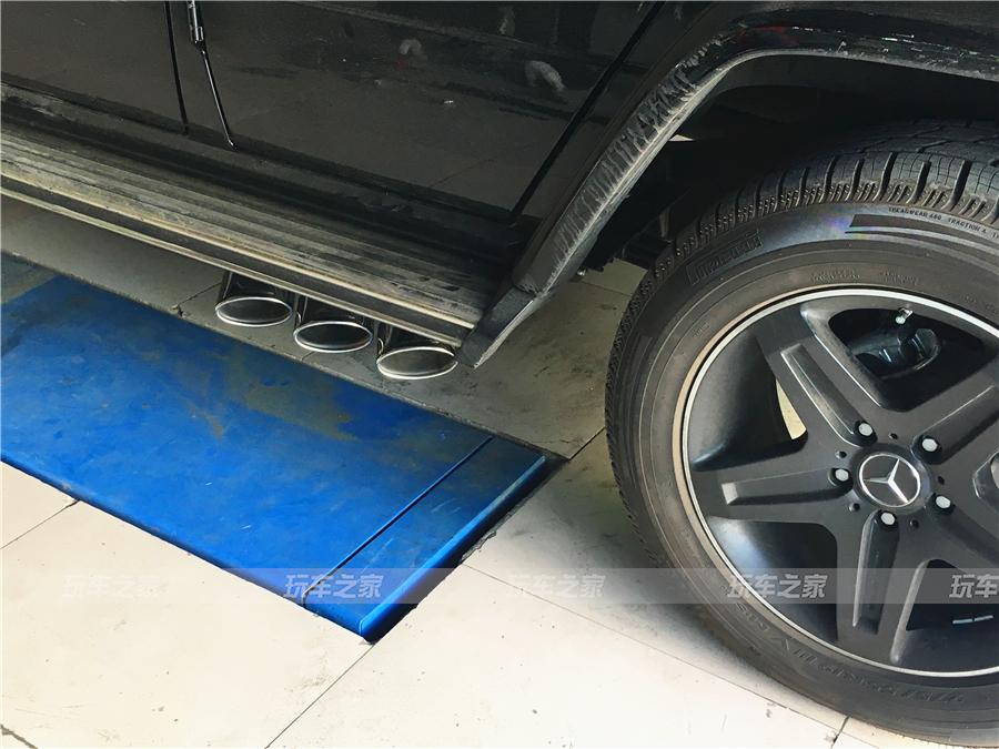 奔驰G级改装双边六出阀门排气 动静皆宜