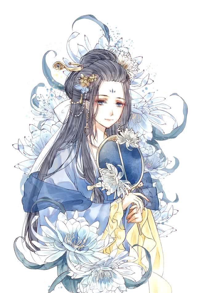 唯美古风手绘二次元头像:唱别久悲不成悲,十分红处尽成灰