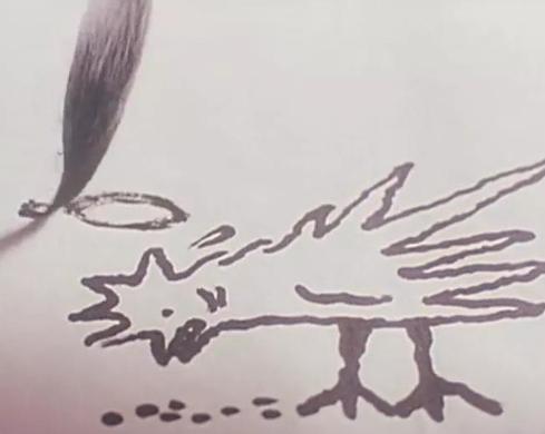 大触说你看我这画怎么样？网友：哪儿有画啊？