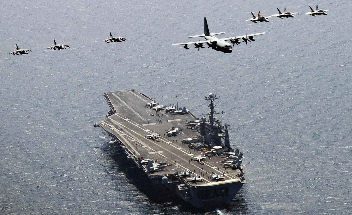 中国的航母发展可能会参照美国的航母发展模式美军从第一艘航空母舰