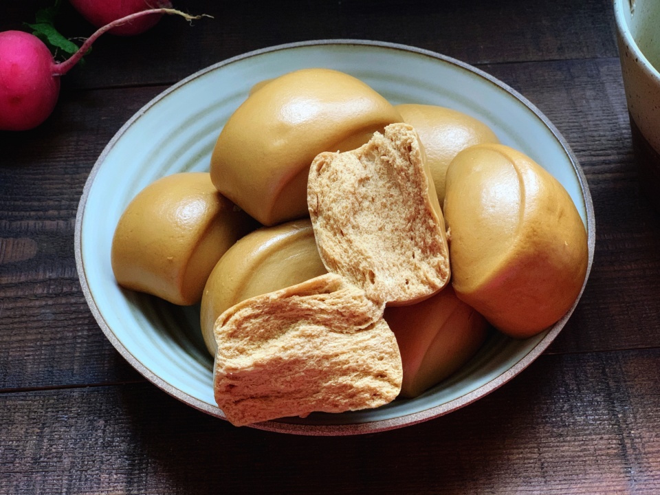 超级好吃的红糖馒头,告诉你配方和比例,做法超