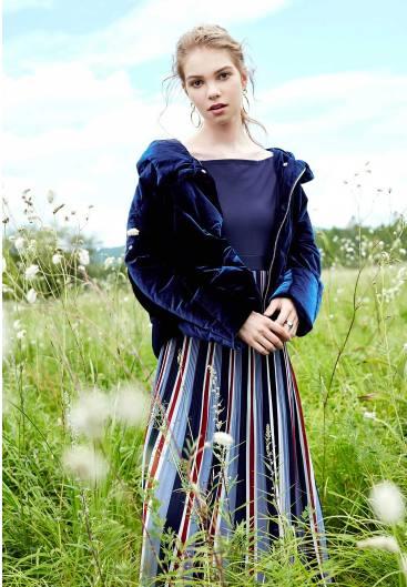 去年的羽绒服过时了, 2018年流行穿丝绒羽绒服