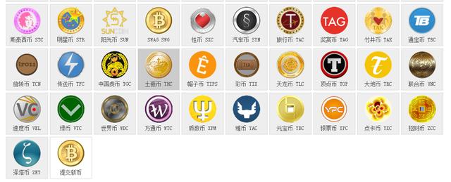 虚拟货币汇总,哪个图标最好看?谈谈类比特币虚拟货币游戏!