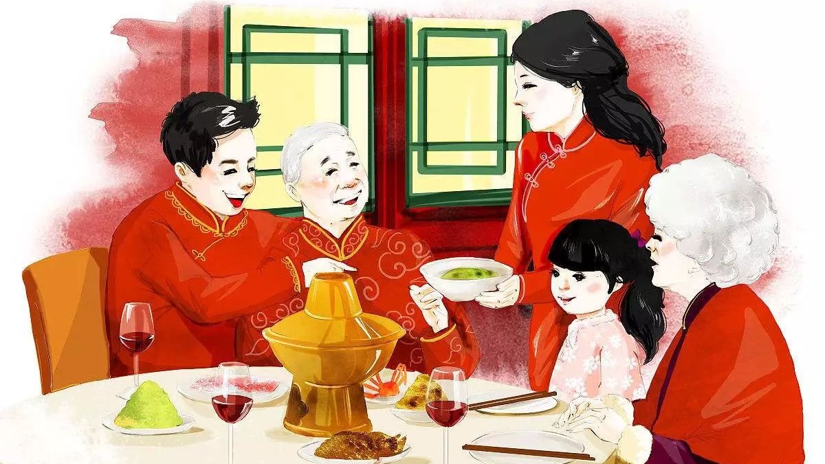 人民日报谈家与国:春节的意义更在于家国的体认|家庭|团圆|团圆饭_新浪新闻