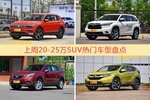 20-25万SUV车型上周热度排行揭晓，途观领跑