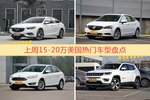 15-20万美国车型上周热度排行揭晓，君威领跑