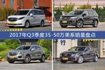 别克GL8/锐界等2017年Q3季度35-50万美系车型销量汇总