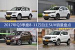 卖得好还有优惠？2017年Q3季度8-11万自主SUV销量出炉