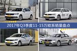 朗逸/速腾等2017年Q3季度11-15万欧系车型销量汇总
