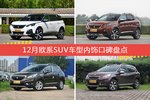 标致5008/标致4008等，12月欧系SUV车型内饰口碑汇总