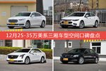 12月25-35万美系三厢车型空间口碑数据揭晓，大家偏爱哪些车？