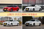 一周25-35万三厢车型热度排行出炉，凯美瑞夺冠