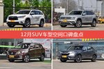 12月SUV车型空间口碑数据揭晓，大家偏爱哪些车？