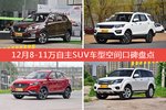 12月8-11万自主SUV车型空间口碑数据揭晓，大家偏爱哪些车？