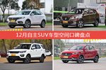 12月自主SUV车型空间口碑数据揭晓，大家偏爱哪些车？