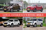 宝骏560/名爵ZS等，12月11-15万自主SUV车型空间口碑汇总