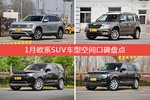 1月欧系SUV车型空间口碑数据揭晓，大家偏爱哪些车？
