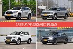 1月SUV车型空间口碑数据揭晓，大家偏爱哪些车？