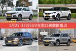 1月25-35万SUV车型口碑排行出炉，荣威eRX5夺冠