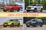 一周20-25万SUV车型热度排行出炉，途观夺冠