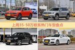 35-50万欧系车型上周热度排行揭晓，途观领跑
