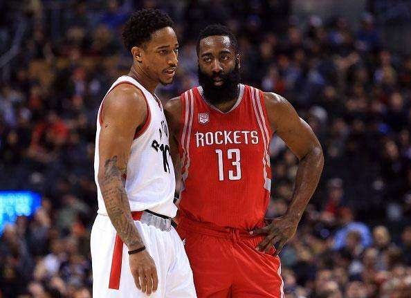 德罗赞误伤哈登请客道歉! 勇士扎扎却垫脚全联