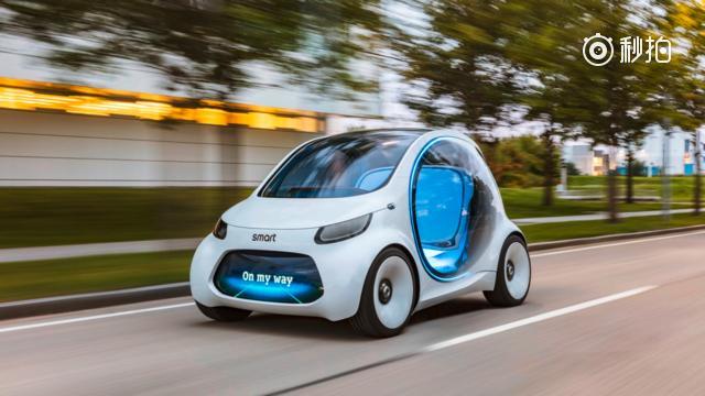 Smart展示Vision EQ Fortwo 自动驾驶电动概念车！长春...