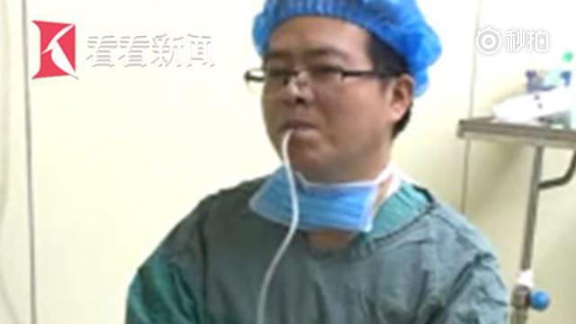 医生连做手术累虚脱 补液后继续坚守