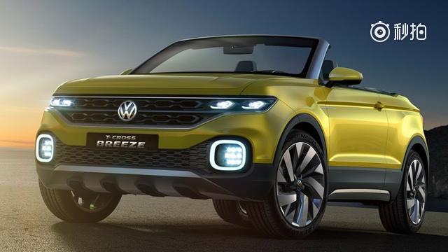 大众T-Cross小型SUV内饰外观实拍名车时光机  ​