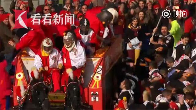 意大利年度热血"橙子大战"又开战啦