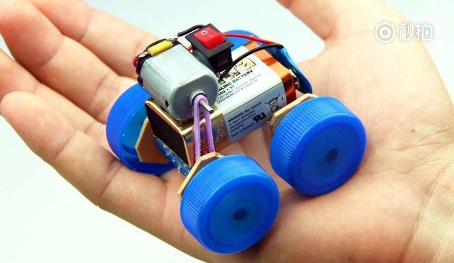 酷毙啦！教你如何制作一个超简单的电动车（使用 秒拍 录制） ​