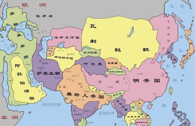 中,西亚,东欧都被蒙古帝国征服了,为何唯独印度能幸免