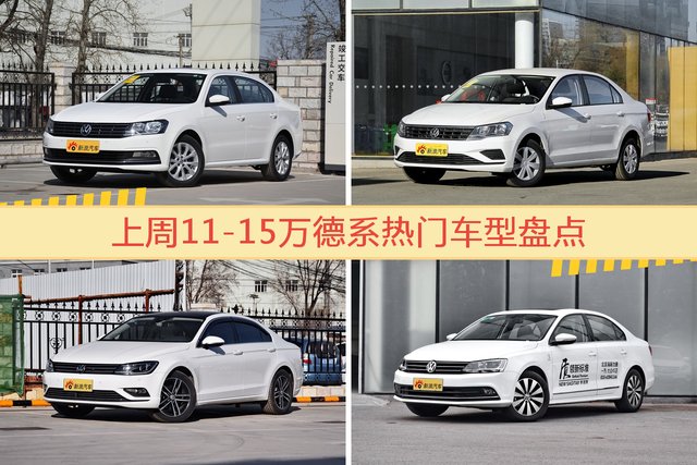 11-15万德系车型中，朗逸关注度最高