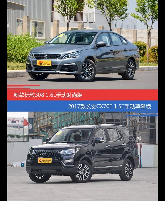 价格相同风格迥异 标致308与长安CX70选谁更适合