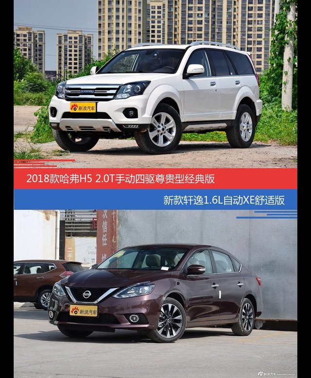 价格相同风格迥异 哈弗H5与轩逸选谁更适合