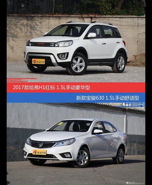 价格相同风格迥异 哈弗H1与宝骏630选谁更适合