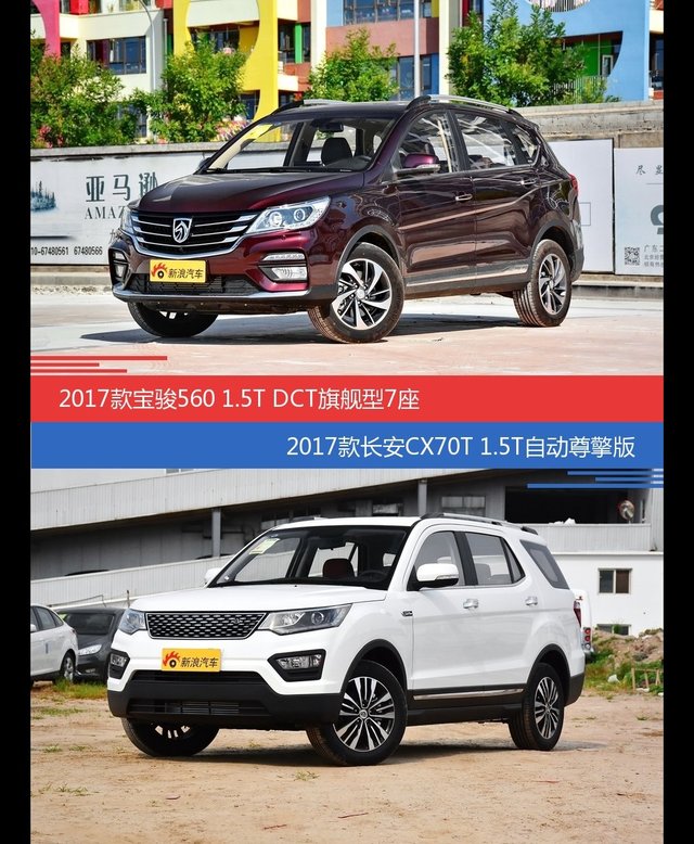 价格相同风格迥异 宝骏560与长安CX70选谁更适合