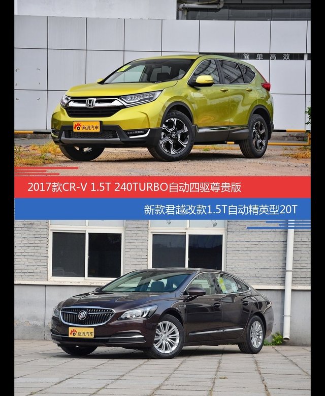 价格相同风格迥异 CR-V与君越选谁更适合