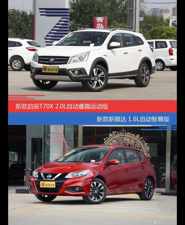 价格相同风格迥异 启辰T70X与骐达选谁更适合