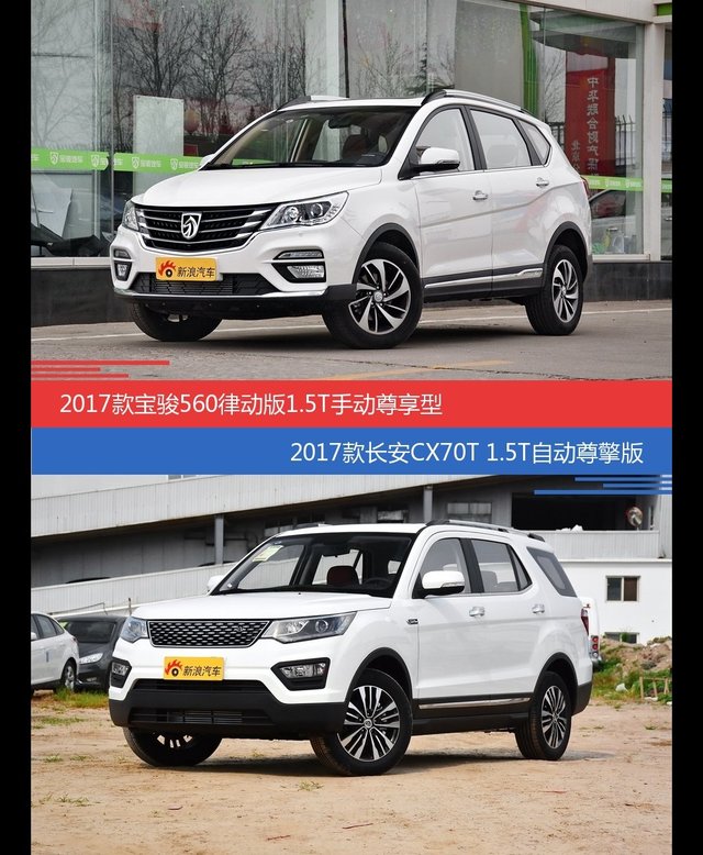 价格相同风格迥异 宝骏560与长安CX70选谁更适合