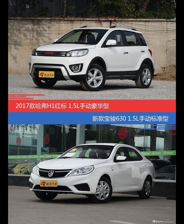 花一样的钱 哈弗H1和宝骏630到底该选谁