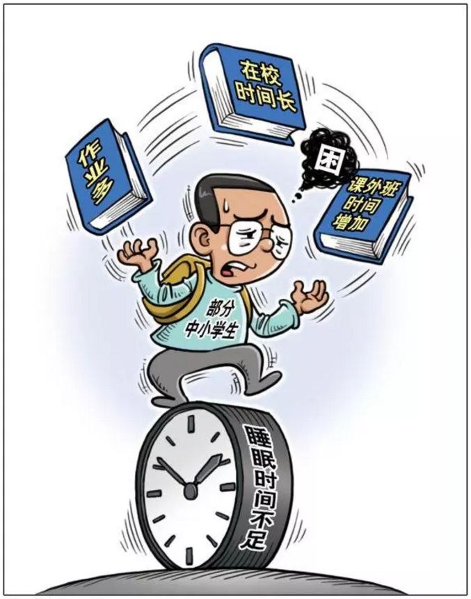 小学生睡不够10小时?时间都去哪了?如果用A4