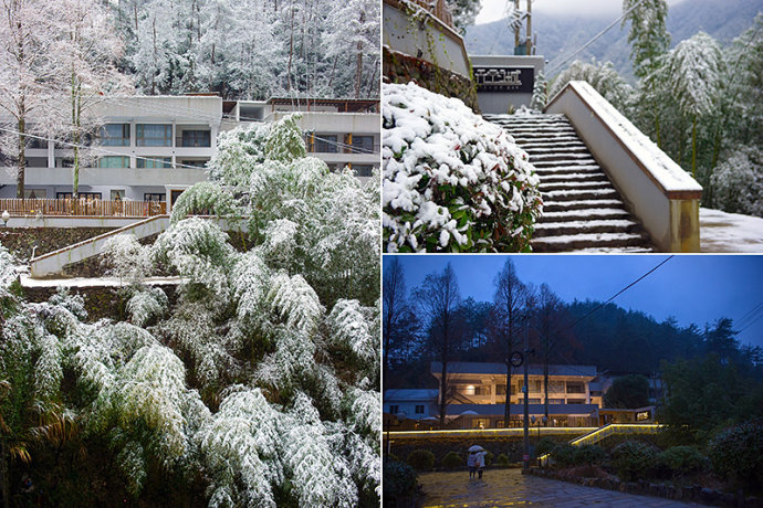 现实版的富春山居图,一夜大雪让桐庐的这座小村子美的宛如仙境!