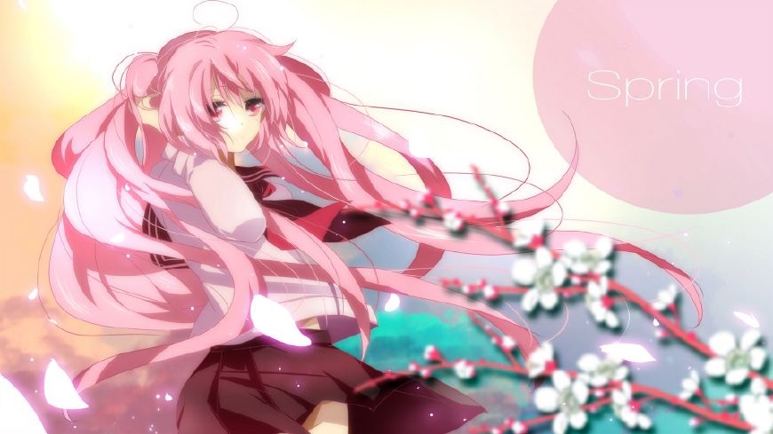 6张你没有的樱花初音来感受一下公主殿下的粉色浪漫吧