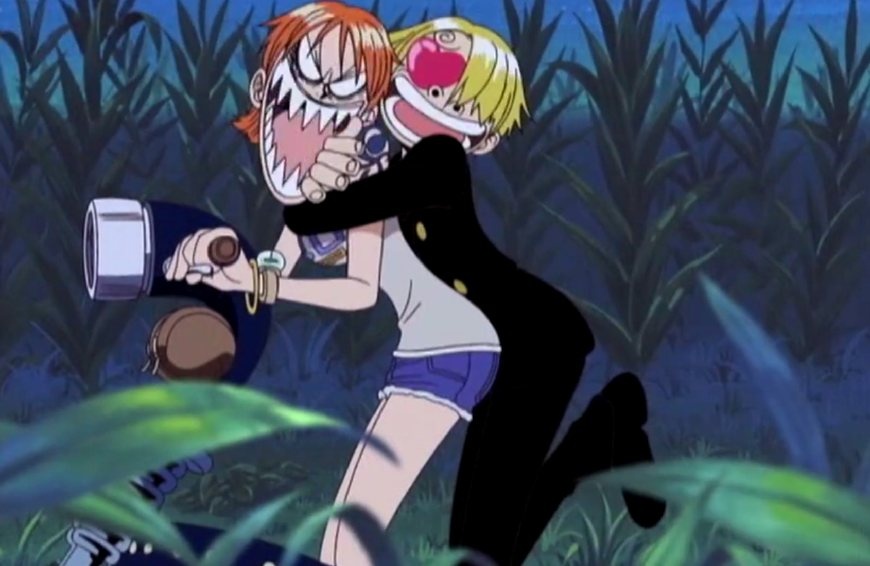 接触镜头一:山治为娜美擦防晒油