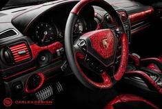 每天一组汽车美图：700马力的卡宴，黑红配