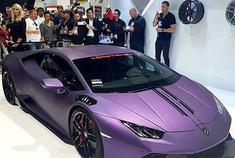 汽车美图赏析：紫色小牛兰博基尼Huracan