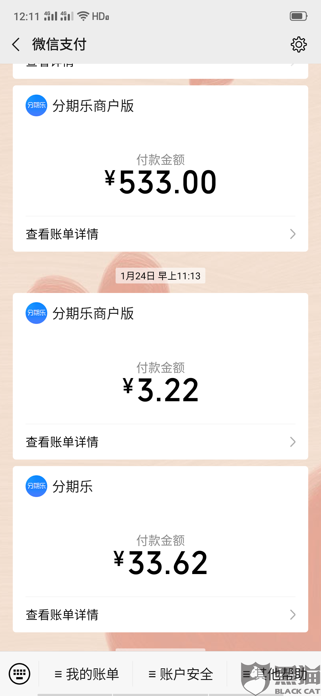 分期乐到账银行能查流水吗 新浪网