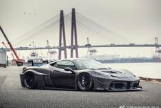 LB宽体包围加低趴加法拉利458GTB等于超级无敌好看