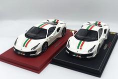 精美汽车图集：法拉利488pista意大利国旗版